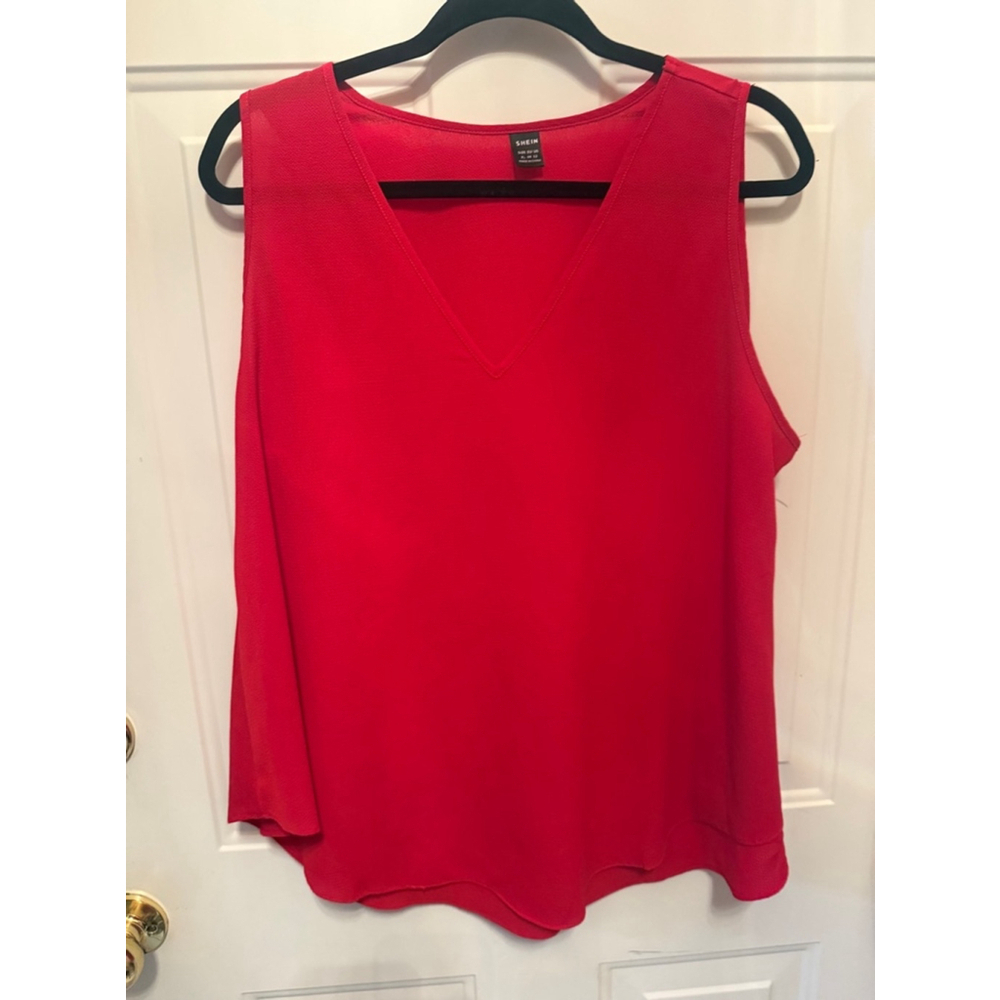 Women's SHEIN Tank Top, XL, Red